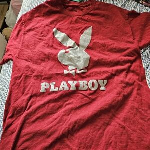 Vintage Playboy Official Red T-shirt